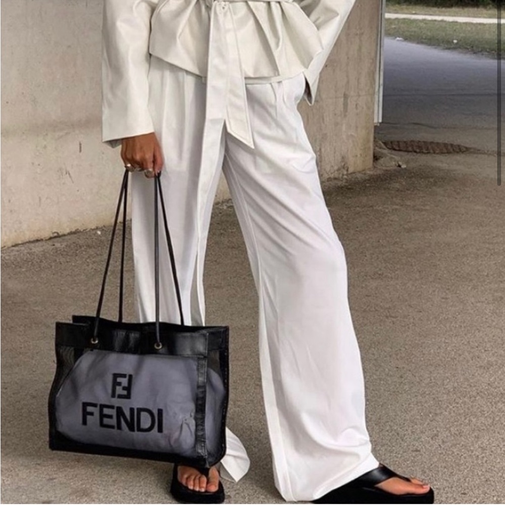 Authentic FENDI RARE 🌟 Bag Tote Bag Mesh - Picture 2 of 11